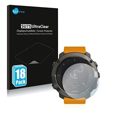 Abbildung von Savvies 18 Stück Schutzfolie für Suunto Traverse/Traverse Alpha Displayschutz Folie Ultra Transparent