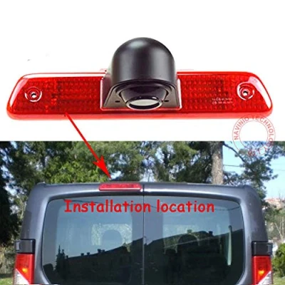 Abbildung von Auto Dritte Dachoberseitenbremse Lampenkamera Bremslicht hintere Ansicht Unterstützungskamera für Peugeot Expert/FIAT Scudo/Citroen Jumpy 2007 2016