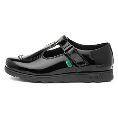 Abbildung von Kickers Damen Fragma T bar Mary Jane Halbschuhe, Schwarz (Black Blk), 37 EU