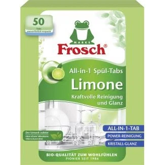 Abbildung von Frosch Limonen Geschirrspül Tabs 50 Reinigung und Glanz Geschirrspülmittel