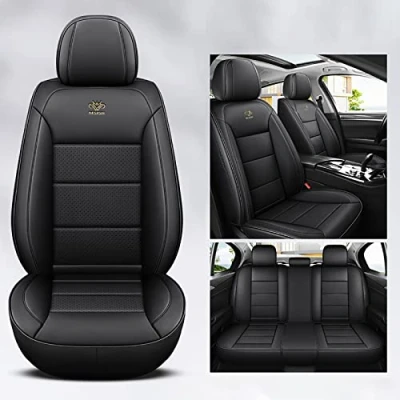 Abbildung von Prelea Sitzbezüge Auto Autositzbezüge Universal Set für Mini Cooper/Cooper Sports Pack/Cooper Sport/Cooper Clubman R55/Cooper D S R55/ Zubehör