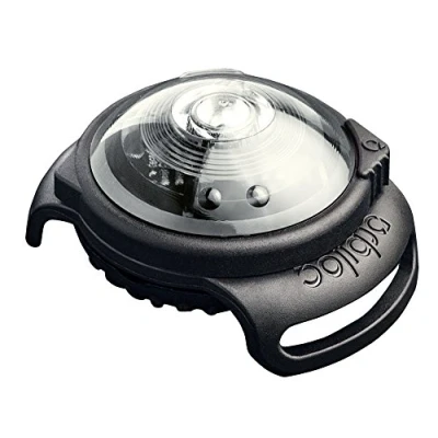 Abbildung von Orbiloc Dog Dual Safety Light White Weiß für alle Hunde Hundehalter vielseitig einsetzbar Sicherheitslicht Jogginglicht Dunkelheit