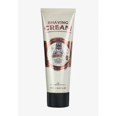Abbildung von Mr Bear Family Golden Ember Shaving Cream Rasiercreme, Herren, Größe: 75 ml,