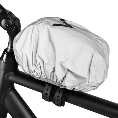 Abbildung von Valkental® Reflektierendes Regencape Kompatibel Frame Bag Regenhülle für Fahrradtasche