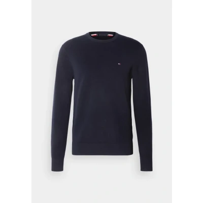 Abbildung von Tommy Hilfiger Essential Structure CREW NECK Strickpullover, Herren, Größe: XS, Desert sky