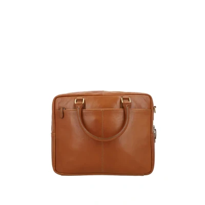 Abbildung von Gusti Leder KURT S Notebooktasche, Herren, Größe: One Size, Dunkelbeige