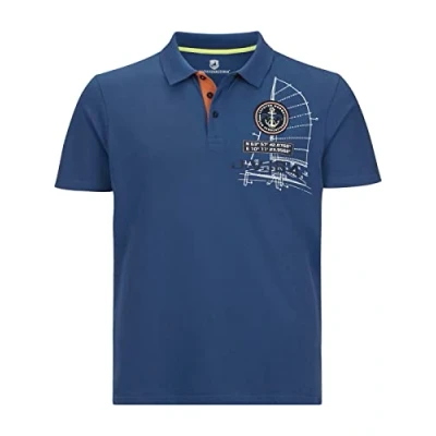 Abbildung von Jan Vanderstorm Nicco Poloshirt, Herren, Größe: 4XL, Royal blau