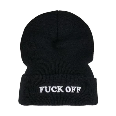 Abbildung von MisterTee Beanie &quot;MisterTee Unisex Fuck Off Beanie&quot;, (1 St.)