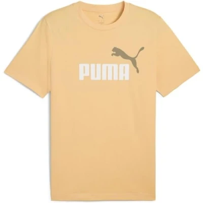 Abbildung von PUMA Unisex ESS 2 Color No. 1 Logo Tee T Shirts, Almost Apricot,