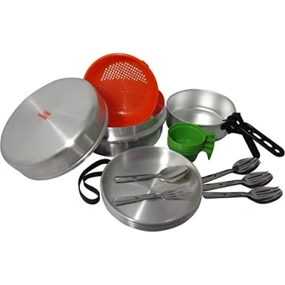 Abbildung von Cao Camping Geschirr für 4 Personen, 4,5 l, Aluminium