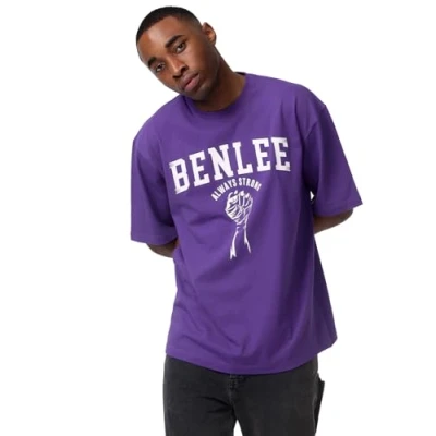 Abbildung von Benlee Lieden Tshirt print, Herren, Größe: Medium, Purple/white