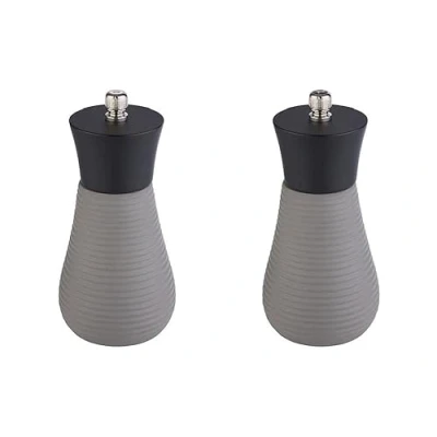 Abbildung von APS 2er Set Gewürzmühlen ELEMENT bestehend aus Salz &amp; Pfeffermühle Ø 7,5 cm