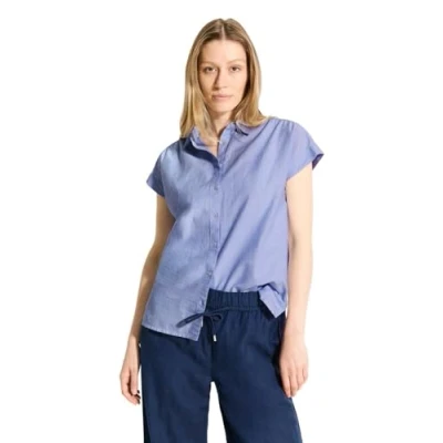 Abbildung von Cecil Chambray Hemdbluse, Damen, Größe: XL, Blau