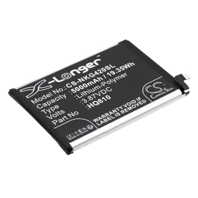 Abbildung von TCTK akkus Kompatibel mit [Nokia] G42 5G Ersetzt HQ610