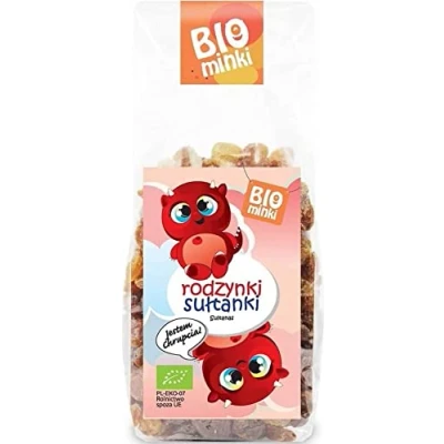 Abbildung von Sultaninen Rosinen BIO 150 g BIOMINKI