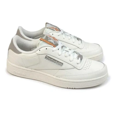 Abbildung von Reebok Classic CLUB C 85 Sneaker low, Herren, Größe: 40.5, Chalk ashen lilac terracotta Leder und textil