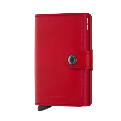 Abbildung von Secrid Miniwallet Portemonnaie red leather