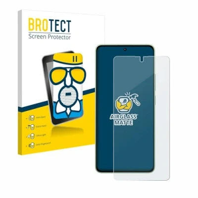 Abbildung von BROTECT Entspiegelungs Schutzglas für Xiaomi Redmi Note 13 Schutz Folie Panzerfolie Glas Matt [Extrem Kratzfest 9H, Anti Reflex, Fingerprint]