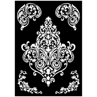 Abbildung von Stamperia Art Stories A3 Big Stencil Frieze and Corners (KSTDA3001)