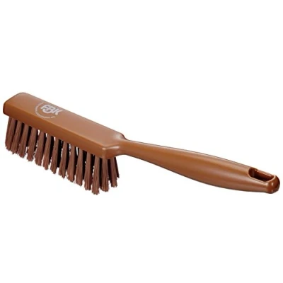 Abbildung von Maya Professional Tools 10252 12 Handfeger mittelharte Borsten, FBK/Lebensmittelhygiene, 340 mm x 35 mm, Braun