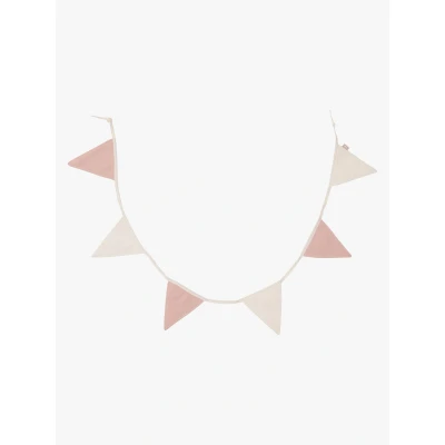 Abbildung von Jollein 719 602 68013 Wimpelkette rosa/Ivory