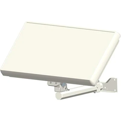 Abbildung von Selfsat H22D2+ 2 TV Teilnehmer SAT Flachantenne Flat + Fensterdurchführung Kabel Full HD 4K