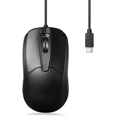 Abbildung von Perixx Perimice 209C Optische Maus, USB Typ C, kabelgebunden, 1000 DPI, 11994