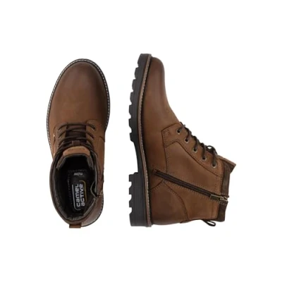 Abbildung von camel active FLOW MIT Reissverschluss Schnürstiefelette, Herren, Größe: 43, Cafe Schuhe