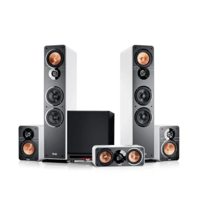 Abbildung von Teufel ULTIMA 40 Surround Power Edition &quot;5.1 Set&quot; Stand Lautsprecher (Kabelgebunden, 120 W, mit riesigem S 6000 Frontfire Prinzip Subwoofer)