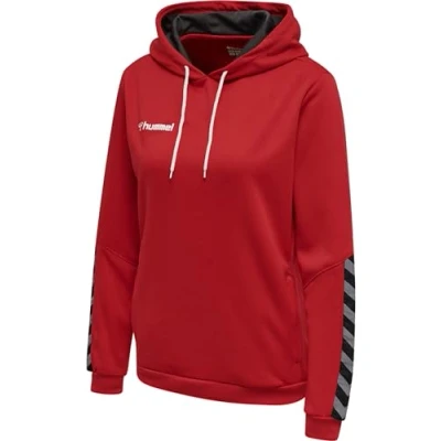 Abbildung von Hummel Hmlauthentic Kapuzenpullover, Damen, Größe: Large, True red