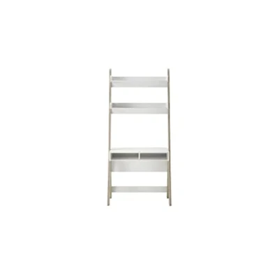 Abbildung von MCA furniture Schreibtisch &quot;Viterbo&quot;, Standregal mit weiß matt, Eiche hell Dekor, Breite 85 cm