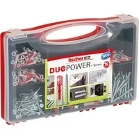 Abbildung von Fischer Red Box DuoPower Dübel mit Schrauben 280 teilig