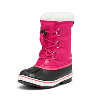 Abbildung von Sorel KIDS YOOT PAC NYLON WATERPROOF Schneestiefel für Unisex Kinder, Rot (Bright Rose) Youth, 38 EU