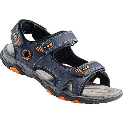 Abbildung von NORDCAP Trekkingsandale, luftige Wandersandale für Damen und Herren, Outdoor Sandalen mit Klettverschluss &amp; Profilsohle in Mehreren Farben, Gr. 37 46