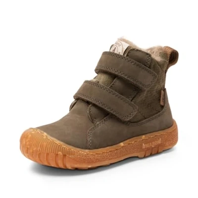 Abbildung von Bisgaard Winterboots &quot;helton tex&quot;, Barfußschuh, Klettstiefel, Winterschuh mit hochwertiger Lammwolle