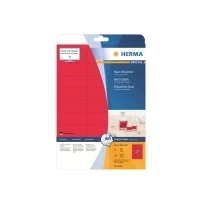 Abbildung von HERMA Etiketten 5045 rot 63,5 x 29,6 mm