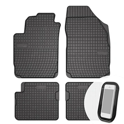 Abbildung von Gummimatten Auto Fußmatten Gummi Automatten Passgenau 4 teilig Set passend für Alfa Romeo Giulietta FIAT Stilo ab 2002
