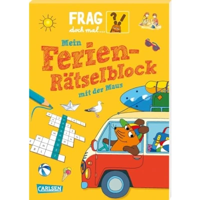 Abbildung von Frag doch mal ... die Maus: Mein Ferien Rätselblock mit der Band 2 ab 7 Jahren