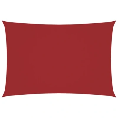 Abbildung von vidaXL Sonnensegel Wasserfest Sonnenschutz Windschutz Sonnendach UV Schutz Garten Terrasse Balkon Oxford Gewebe Rechteckig 3x6m Rot