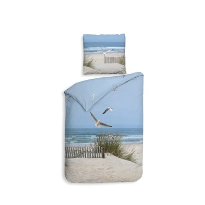 Abbildung von Heckett &amp; Lane Bettwäsche &quot;Spiaggia&quot;, maritimes Design, 100% Baumwolle ab 135x200 cm.