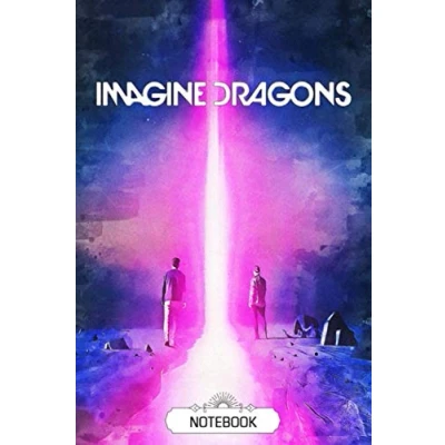 Abbildung von Notebook : Imagine Dragons Pretty Wide Ruled Paper Journal Blank Lined Workbook for Teens Kids Students Girls Home School College Writing Notes.