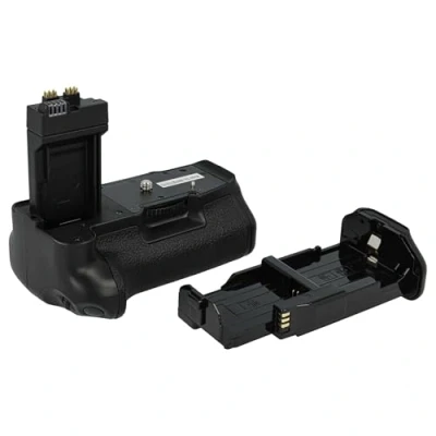 Abbildung von vhbw Batteriegriff kompatibel mit Canon EOS 550D, 700D, Kiss X4, X5, X7i, X6, 650D, 600D Kamera Spiegelreflexkamera DSLR