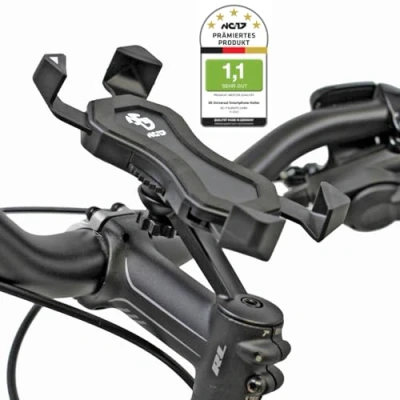 Abbildung von NC 17 Smartphone &amp; Handy Halterung für Fahrrad, Bike, Motorrad 360 Grad drehbar 4.5 6.8 Zoll Smartphones Handyhalter iPhone, Galaxy Halter Navigation und Mobiltelefon