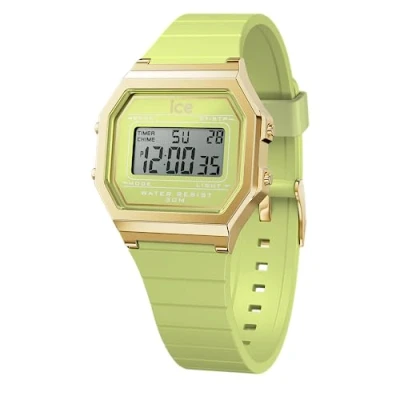 Abbildung von Ice Watch Retro Digitaluhr, Damen, Größe: One Size, Daiquiri green