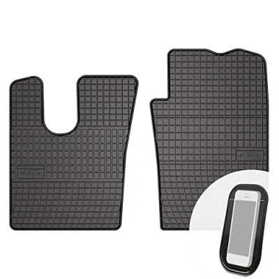 Abbildung von Gummimatten Auto Fußmatten Gummi Automatten Passgenau 2 teilig Set passend für Scania R S ab 2016