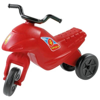 Abbildung von Dohany Rutschmotorrad Rutscher Fahrzeug 4 Mini Laufrad Lauflernrad rot, Belastbarkeit 25 kg
