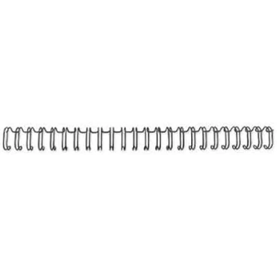 Abbildung von GBC Drahtbinderücken WireBind A5 Nr. 4 6,3mm VE=250 Stück schwarz