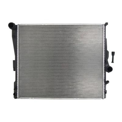 Abbildung von VALEO 701200 Kühler, Motorkühlung Aluminium 580 498 32 Kühlrippen gelötet BMW: X3