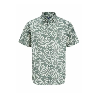 Abbildung von Jack &amp; Jones Comfort FIT Hemd, Herren, Größe: Small, Laurel wreath