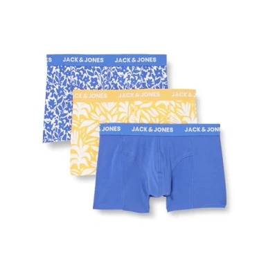 Abbildung von Jack &amp; Jones 3 Trunks Boxershorts, Herren, Größe: Large, Dazzling blue